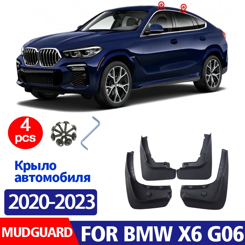 2020 2021 2022 2023 Mudflaps FOR BMW X6 G06 Mudguards Splash Mud Flap Guard Fender Car Accessories Auto Styline Front Rear 4pcs
2020 2021 2022 2023 Mudflaps FOR BMW X6 G06 Mudguards Splash Mud Flap Guard Fender Car Accessories Auto Styline Front Rear 4pcs