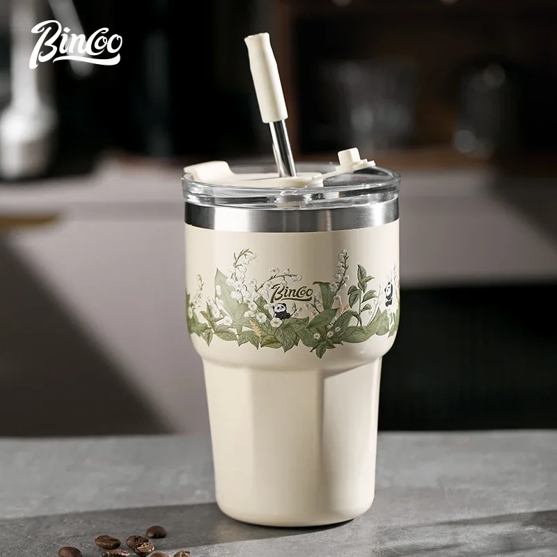 Bincoo Hand-Pour Hanging Ear-Insulated Direct-Drink Straw Coffee Cup Ceramic Liner Car-Mounted Compact High-Value Water Cup
Bincoo Hand-Pour Hanging Ear-Insulated Direct-Drink Straw Coffee Cup Ceramic Liner Car-Mounted Compact High-Value Water Cup