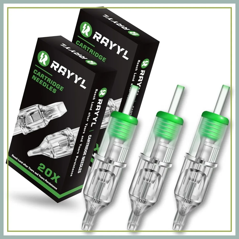 40Pcs Tattoo Needles Cartridges Mixed Size 1205M1 1207M1 1209M1 1211M1 Round Liner Disposable for Artists Beginners
40Pcs Tattoo Needles Cartridges Mixed Size 1205M1 1207M1 1209M1 1211M1 Round Liner Disposable for Artists Beginners