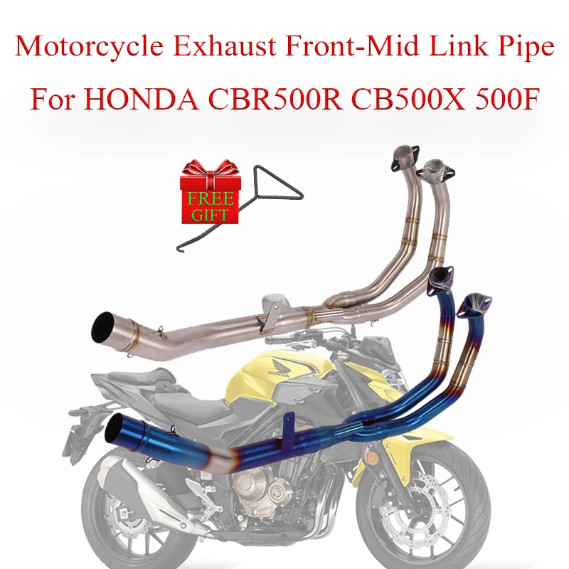 Motorcycle Exhaust Front Middle Link Pipe Slip On For Honda CBR500 CB500X CB500F CBR500R Moto Escape Modified System Pipe
Motorcycle Exhaust Front Middle Link Pipe Slip On For Honda CBR500 CB500X CB500F CBR500R Moto Escape Modified System Pipe
