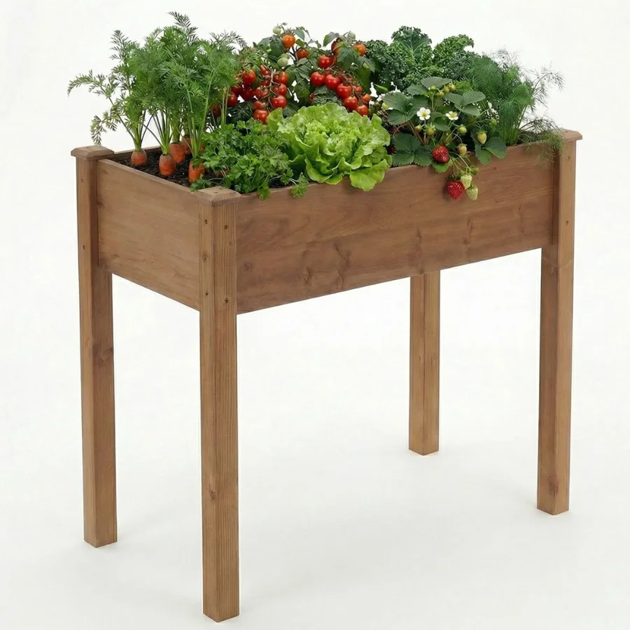 Outdoor Raised Garden Bed Kit for Growing Vegetables Flowers and Herbs Perfect for Gardening Enthusiasts and Home Gardeners
Outdoor Raised Garden Bed Kit for Growing Vegetables Flowers and Herbs Perfect for Gardening Enthusiasts and Home Gardeners