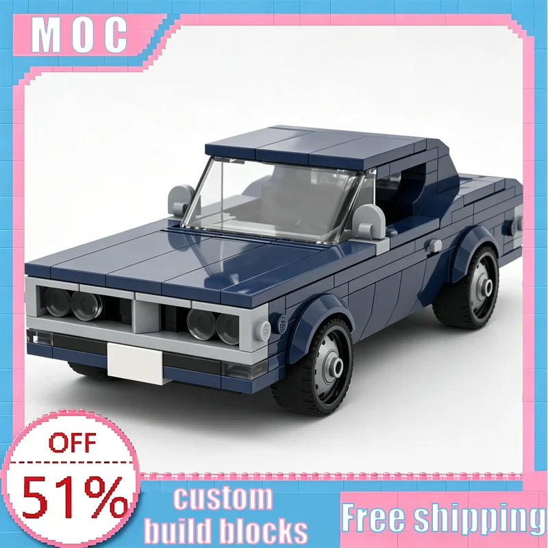 282PCS 1971 Dodge Charger Classic Muscle Car MOC Building Block Retro Racing Vehicle Model DIY Assembly Collection Birthday Gift
282PCS 1971 Dodge Charger Classic Muscle Car MOC Building Block Retro Racing Vehicle Model DIY Assembly Collection Birthday Gift