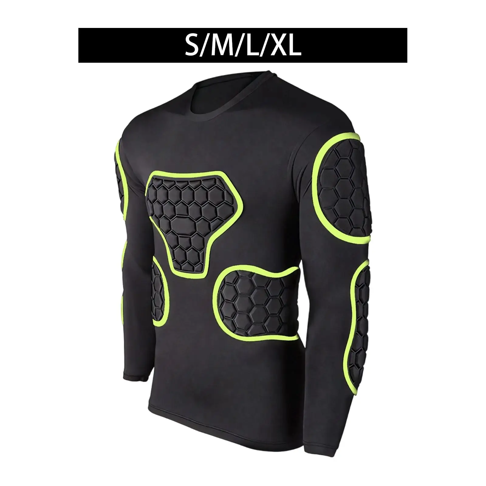 Soccer Protective Compression Shirt Athletic Wear with Honeycomb Padding Breathable Chest Elbow Guards Impact Resistant
Soccer Protective Compression Shirt Athletic Wear with Honeycomb Padding Breathable Chest Elbow Guards Impact Resistant