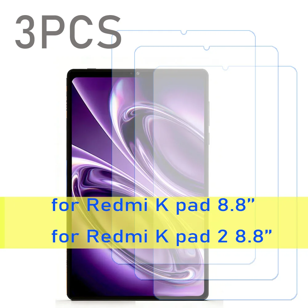 tempered glass screen protector for Redmi K pad 8.8''/Kpad 2 8.8 protective film 9H hardness HD clear
tempered glass screen protector for Redmi K pad 8.8''/Kpad 2 8.8 protective film 9H hardness HD clear