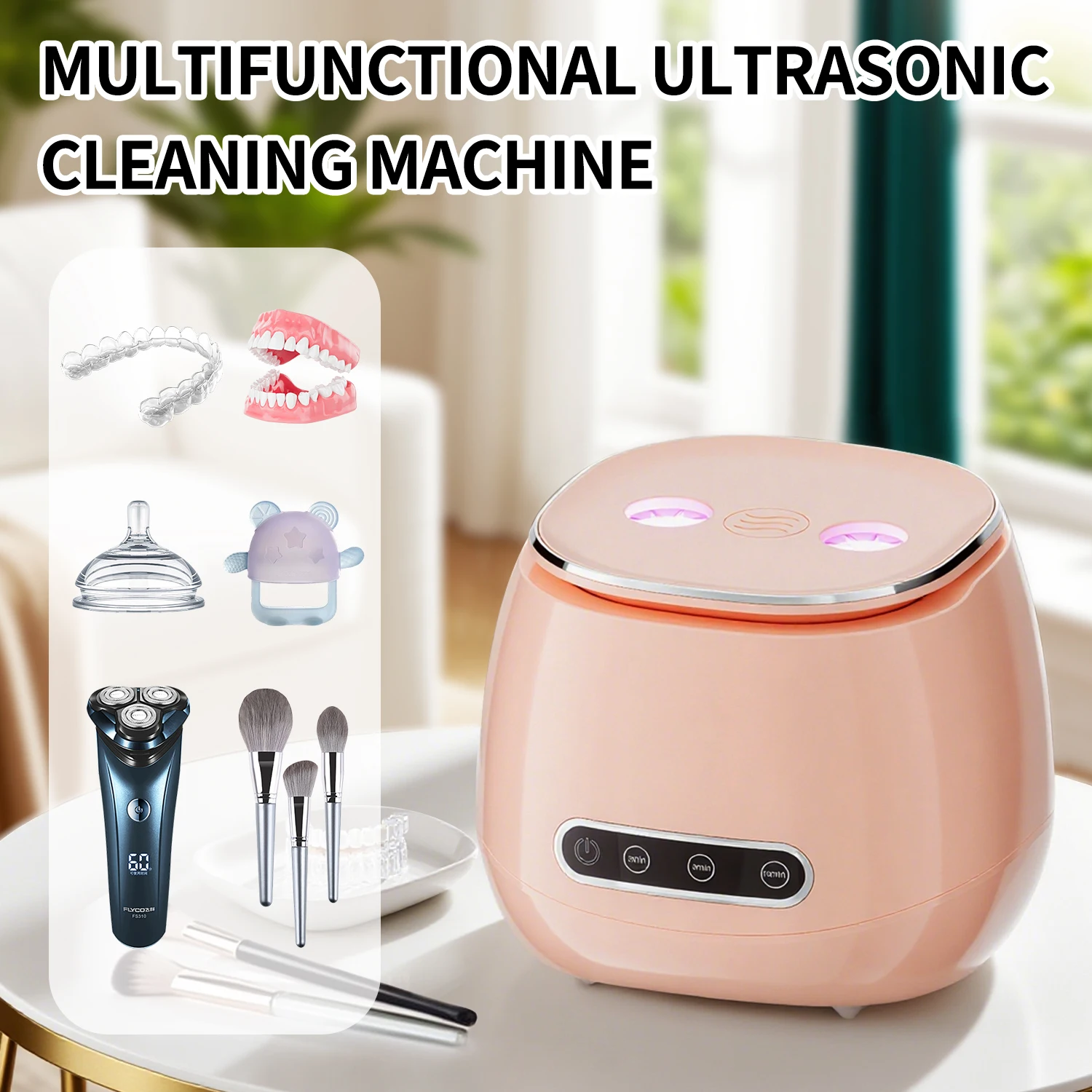 USB Rechargeable Ultrasonic Cleaner 48KHZ High Frequency Multi-Purpose for Braces Retainers Dentures Jewelry Cleaning
USB Rechargeable Ultrasonic Cleaner 48KHZ High Frequency Multi-Purpose for Braces Retainers Dentures Jewelry Cleaning