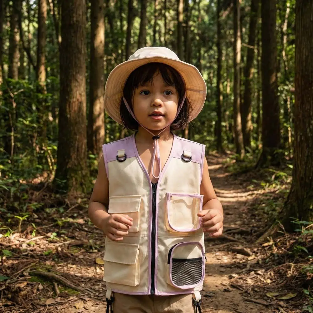 Summer Clothing Kids Explorer Vest Hat Fashion Vest Role-playing Tools Outdoor Adventure Kit Tool Clothing Camping Set
Summer Clothing Kids Explorer Vest Hat Fashion Vest Role-playing Tools Outdoor Adventure Kit Tool Clothing Camping Set
