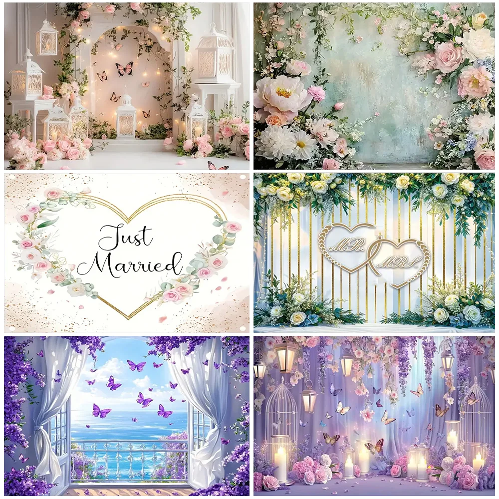 Spring Floral Flower And Plant Butterflies Backdrop Wedding Birthday Party Decoration Photograph Background Engagement Supplies
Spring Floral Flower And Plant Butterflies Backdrop Wedding Birthday Party Decoration Photograph Background Engagement Supplies
