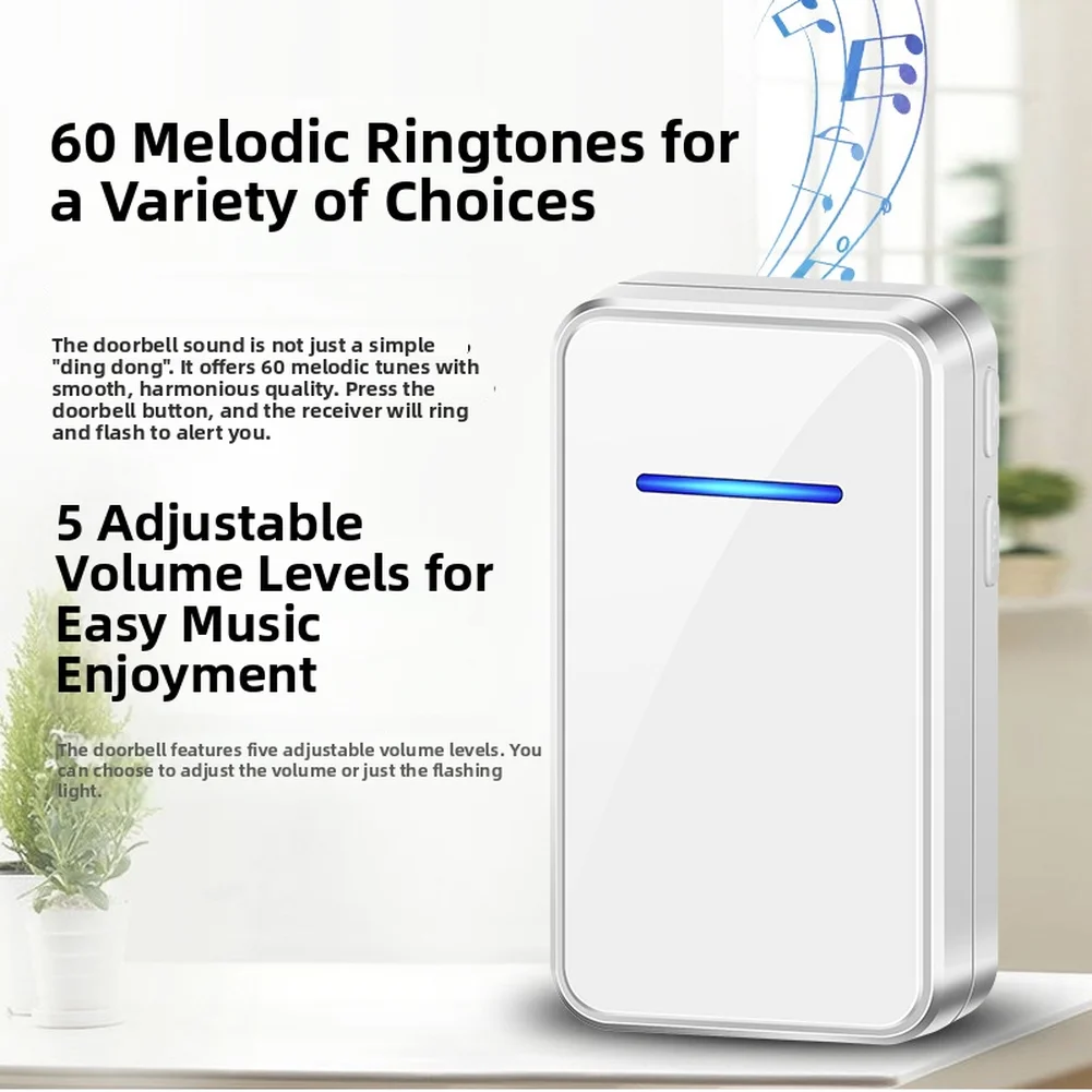 For AIDA Wireless Doorbell No Battery Required Self-Powered Door Bell Sets Home Outdoor-Kinetic Ring Chime Doorbell-Power Tool
For AIDA Wireless Doorbell No Battery Required Self-Powered Door Bell Sets Home Outdoor-Kinetic Ring Chime Doorbell-Power Tool
