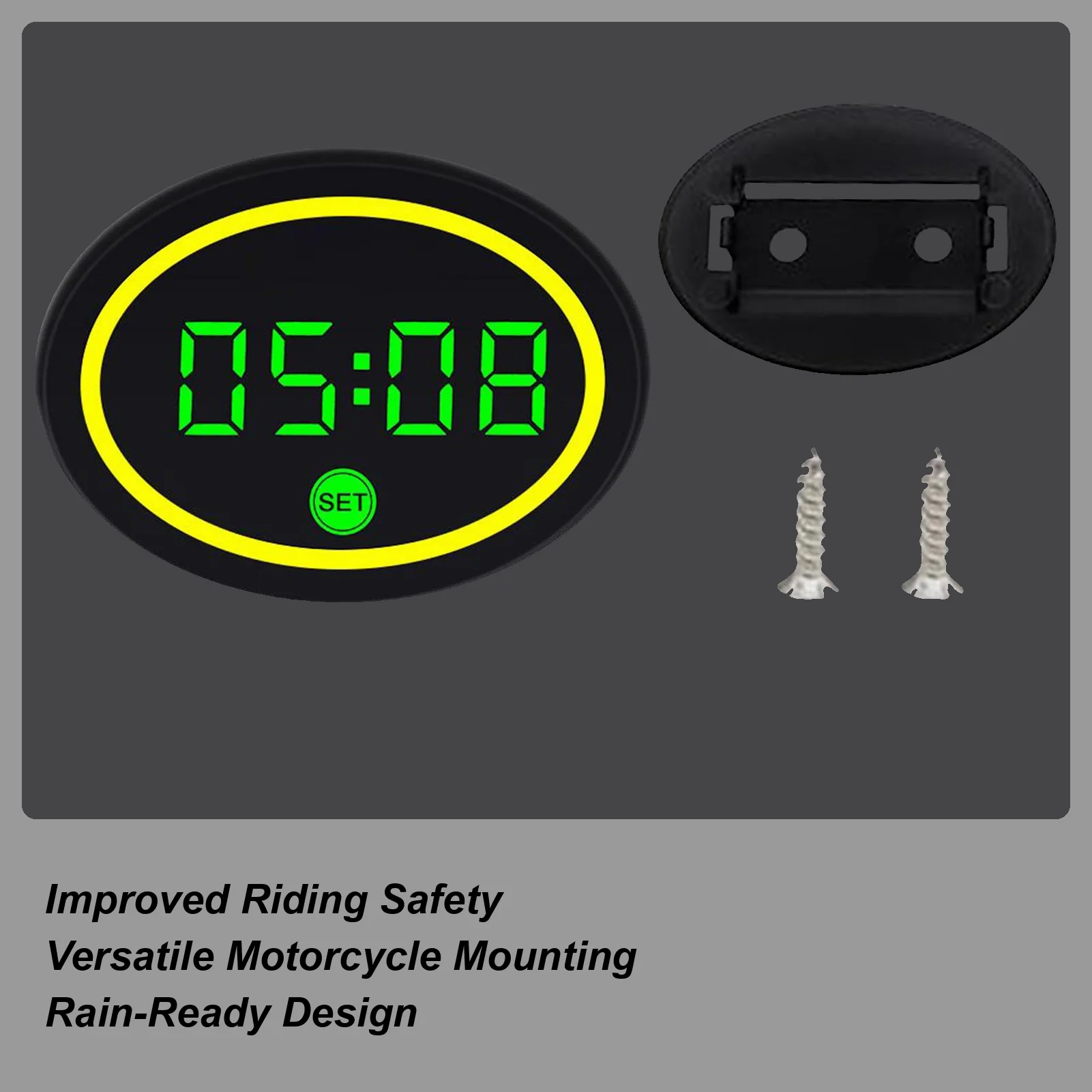 Motorbike Digital Clock Smart LED Display Motorbike Voltage Temperature Meter For Women Teens Cycling Enthusiasts Commuting
Motorbike Digital Clock Smart LED Display Motorbike Voltage Temperature Meter For Women Teens Cycling Enthusiasts Commuting