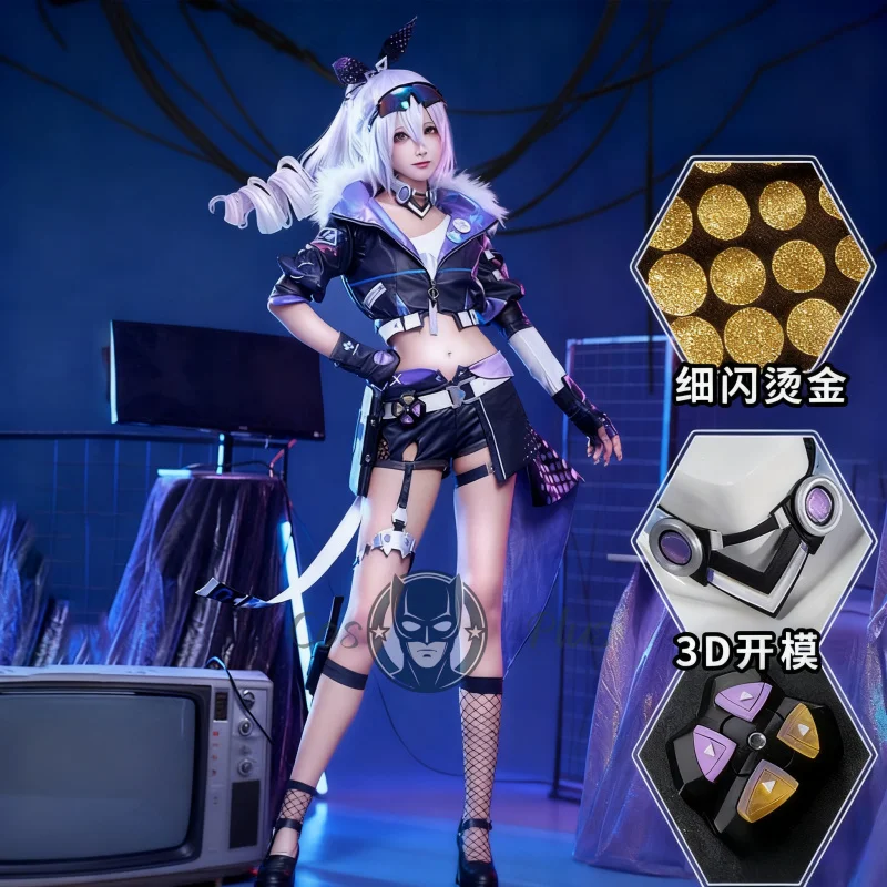 Серебряный волк, костюм для косплея Honkai Star Rail, куртка в стиле аниме, шорты, наряд на Хэллоуин, униформа для ролевых игр, полный комплект для женщин и девочек
Серебряный волк, костюм для косплея Honkai Star Rail, куртка в стиле аниме, шорты, наряд на Хэллоуин, униформа для ролевых игр, полный комплект для женщин и девочек