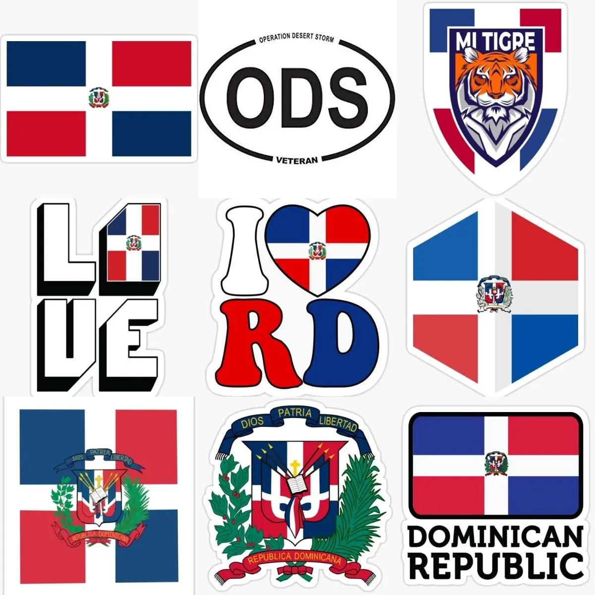 Dominican DOM Flag National Emblem PVC Badge Sticker for Covered Scratch Decorate Truck Car Motorcycle Bicycle Room Wall Table
Dominican DOM Flag National Emblem PVC Badge Sticker for Covered Scratch Decorate Truck Car Motorcycle Bicycle Room Wall Table