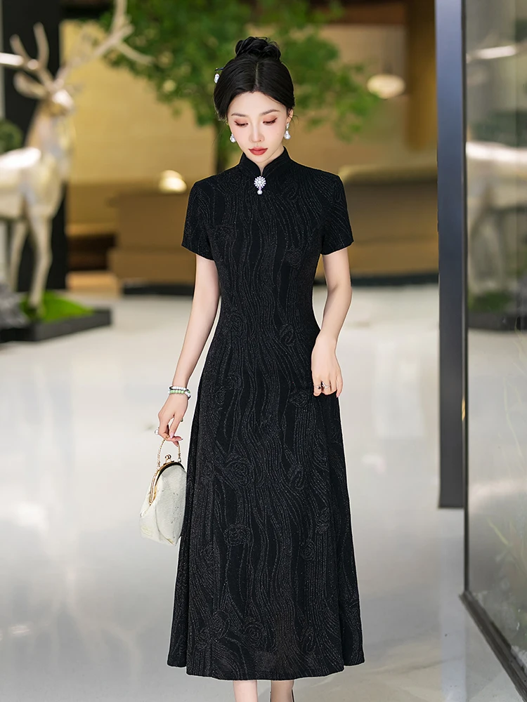 Ele Long Dr 2025 Spring New Daily Wear Skirt Mom's Spring Sle Classy Gown Polyester 96.8% Spandex 3.2%
Ele Long Dr 2025 Spring New Daily Wear Skirt Mom's Spring Sle Classy Gown Polyester 96.8% Spandex 3.2%