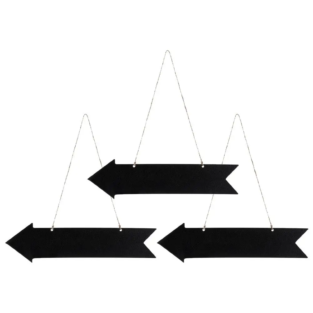 3PCS Wooden For Wall Signs for Wall Hanging Smooth Surface Arrow Directional Mini Blackboards Mini Chalkboards Signs Tags
3PCS Wooden For Wall Signs for Wall Hanging Smooth Surface Arrow Directional Mini Blackboards Mini Chalkboards Signs Tags