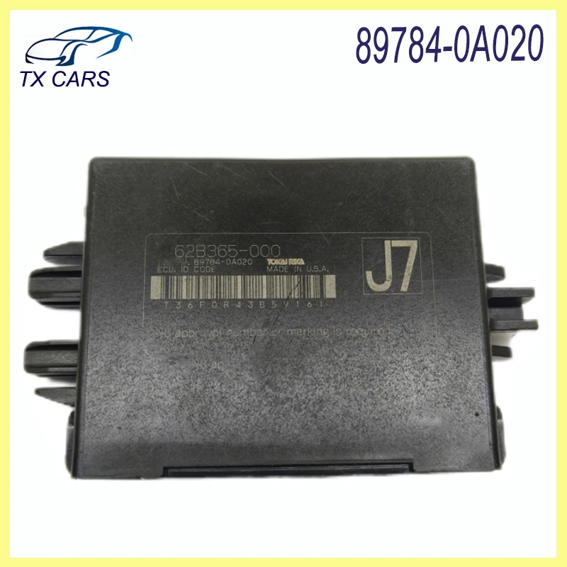 89784-0A020 МОДУЛЬ УПРАВЛЕНИЯ ИММОБИЛИЗАТОРА Для TOYOTA SIENNA 2021-2023 гг. 62B365-000
89784-0A020 МОДУЛЬ УПРАВЛЕНИЯ ИММОБИЛИЗАТОРА Для TOYOTA SIENNA 2021-2023 гг. 62B365-000