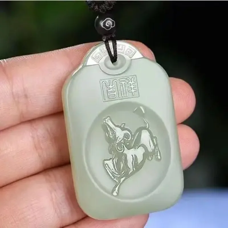 The New Natural Green Jade Zodiac Jade Pendant Is Suitable for Daily Wear To Wear Pendants
The New Natural Green Jade Zodiac Jade Pendant Is Suitable for Daily Wear To Wear Pendants