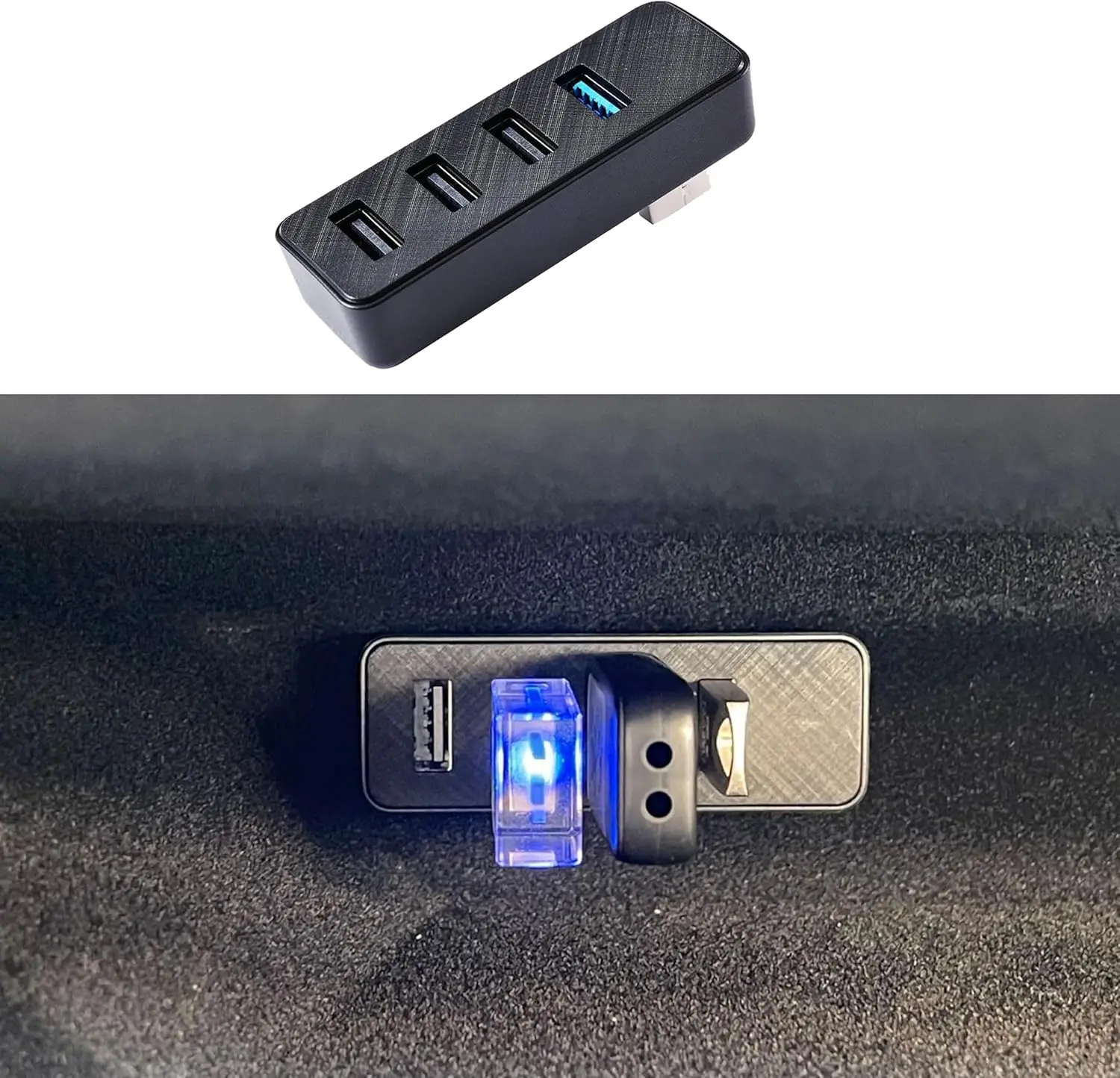 USB Hub for Tesla 2024-2025 Model 3 Highland, Cybertruck & New Model Y Juniper: 4-in-1 Glovebox Docking Station for Dashcam
USB Hub for Tesla 2024-2025 Model 3 Highland, Cybertruck & New Model Y Juniper: 4-in-1 Glovebox Docking Station for Dashcam