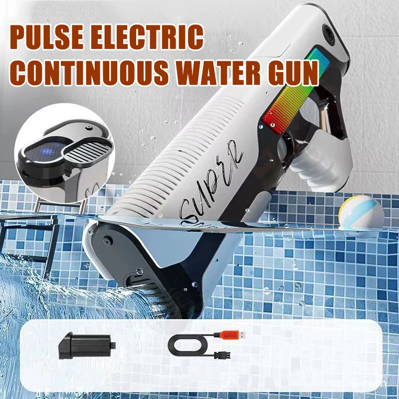 Electric Water Guns for Adults Powerful Squirt Automatic Water Suction Water Blasters Summer Outdoor Beach Toy for Children Gift
Electric Water Guns for Adults Powerful Squirt Automatic Water Suction Water Blasters Summer Outdoor Beach Toy for Children Gift