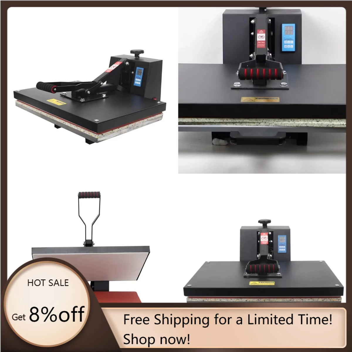 WJW In Stock Press Machine Sublimation Heat Transfer Machine 16*24inch Heat Press Machine
WJW In Stock Press Machine Sublimation Heat Transfer Machine 16*24inch Heat Press Machine