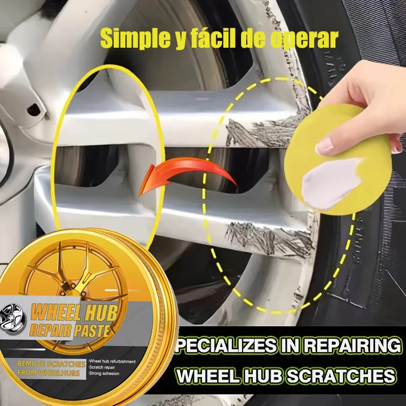 Car Wheel Rim Scratch Refurbishment Paste, Tire Rim Scratch Paint Repair Paste - Black And White Silver Aluminum Alloy Rim
Car Wheel Rim Scratch Refurbishment Paste, Tire Rim Scratch Paint Repair Paste - Black And White Silver Aluminum Alloy Rim