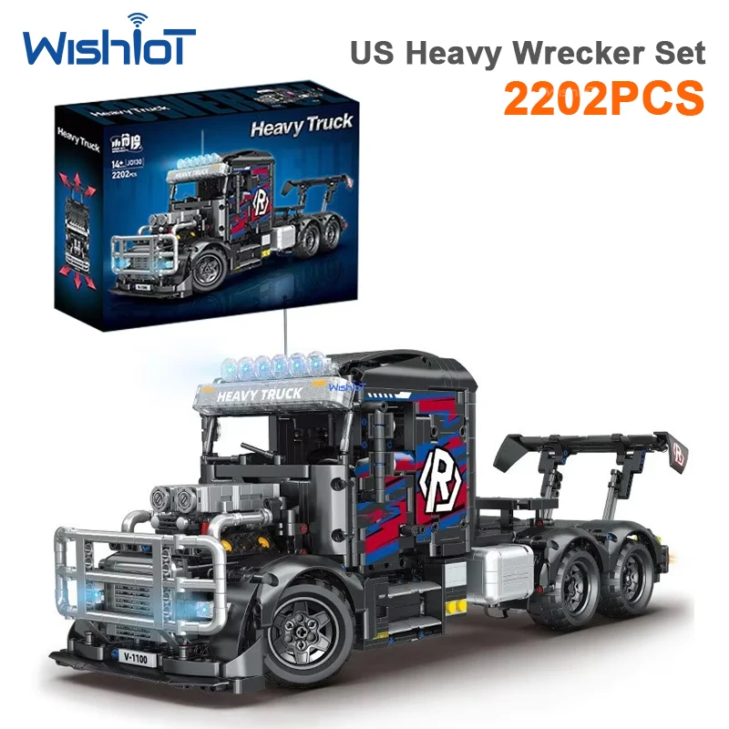 2202pcs Engineering American Heavy-Duty Semi-Truck Model Building Blocks Exquisite Collectibles Bricks Toy Gift Boy
2202pcs Engineering American Heavy-Duty Semi-Truck Model Building Blocks Exquisite Collectibles Bricks Toy Gift Boy