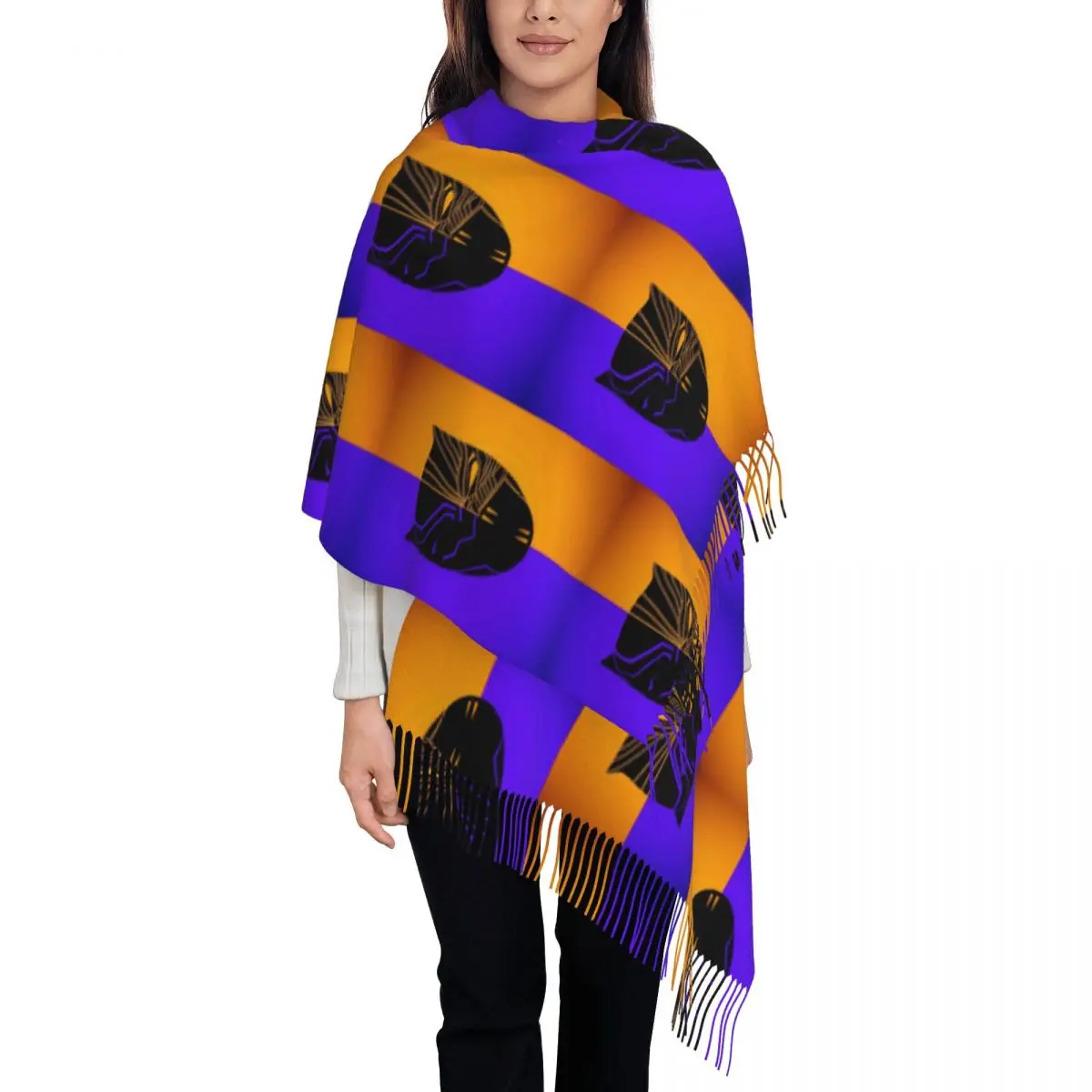 Custom Black Panther Movie Scarf Women Men Luxury Winter Wrap Shawl Tassel Wraps
Custom Black Panther Movie Scarf Women Men Luxury Winter Wrap Shawl Tassel Wraps