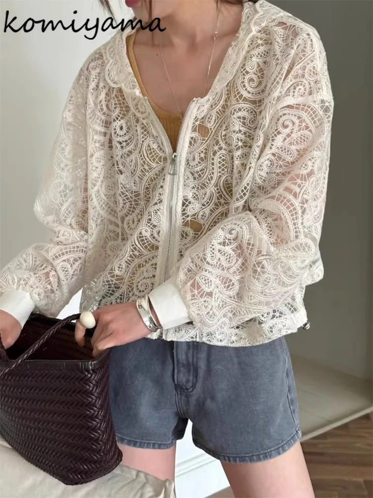 Женская куртка с капюшоном и кружевным крючком Flowerchaquetas De Mujer, 2023, Casaco, Chaquetas с длинными рукавами, корейская верхняя одежда, солнцезащитная куртка
Женская куртка с капюшоном и кружевным крючком Flowerchaquetas De Mujer, 2023, Casaco, Chaquetas с длинными рукавами, корейская верхняя одежда, солнцезащитная куртка
