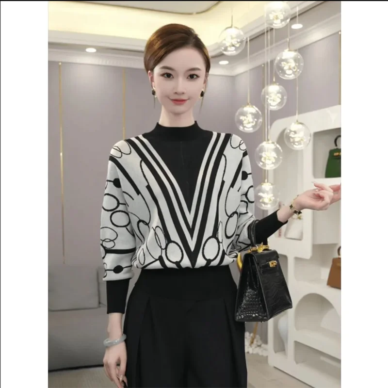 Women's Long-Lined Thickened Sweater, Warmth, Warmth, Warmth, Warmth, Autumn, 2026, New
Women's Long-Lined Thickened Sweater, Warmth, Warmth, Warmth, Warmth, Autumn, 2026, New