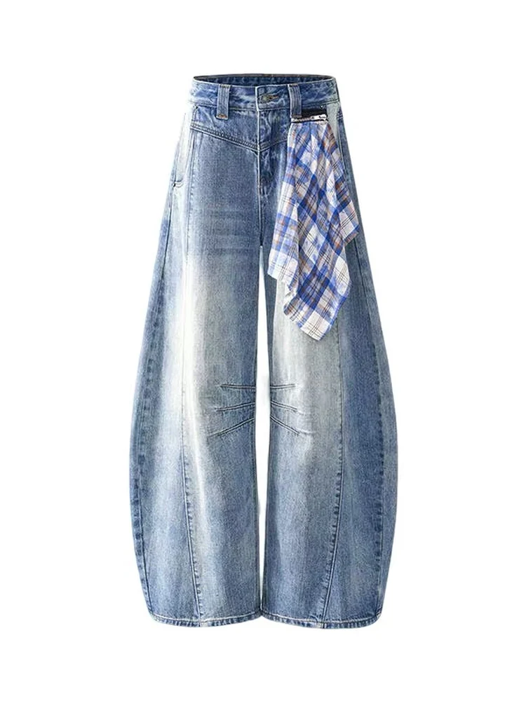 American Sle Loose Wide Leg Pants Women's Detachable Scarf Spring 2026 New Long Pants Drapey Casual High Waist Denim Jeans
American Sle Loose Wide Leg Pants Women's Detachable Scarf Spring 2026 New Long Pants Drapey Casual High Waist Denim Jeans
