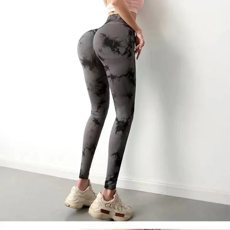Ladies 2024 New Seamless Tie-Dye Yoga Leggings High Waisted High Elastic Base Layer Bodyshaping Pants For Gym Fashion Women
Ladies 2024 New Seamless Tie-Dye Yoga Leggings High Waisted High Elastic Base Layer Bodyshaping Pants For Gym Fashion Women