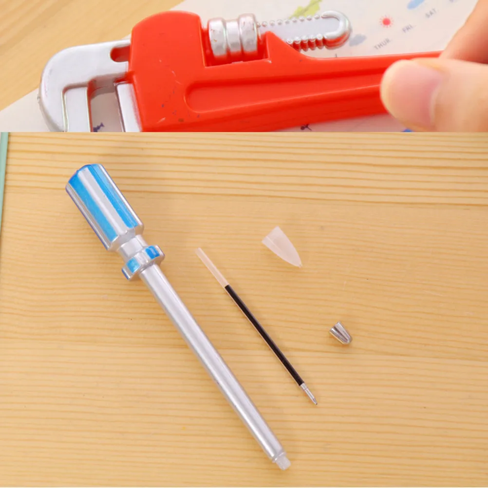 6Pcs Creative Ballpoint Pens Hardware Tool Shape Smooth Writing Office School Supplies Silver Wrench Hammer Vise Cutter
6Pcs Creative Ballpoint Pens Hardware Tool Shape Smooth Writing Office School Supplies Silver Wrench Hammer Vise Cutter