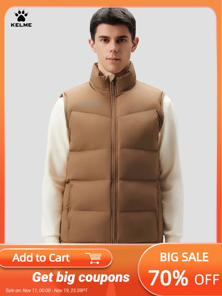 Kelme Ветрозащитный спортивный жилет с воротником-стойкой, термокуртка, спортивный жилет без рукавов, утолщенный спортивный комплект на флисовой подкладке
Kelme Ветрозащитный спортивный жилет с воротником-стойкой, термокуртка, спортивный жилет без рукавов, утолщенный спортивный комплект на флисовой подкладке