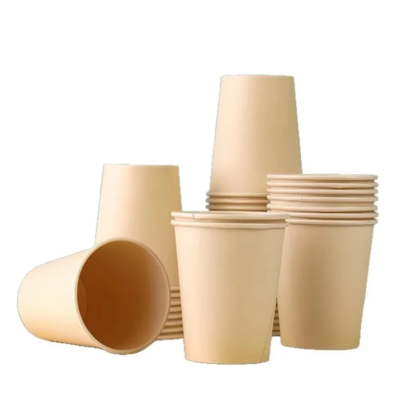 Kraft paper natural color no printing paper cup, thickened disposable paper cup household commercial printing LOGO
Kraft paper natural color no printing paper cup, thickened disposable paper cup household commercial printing LOGO