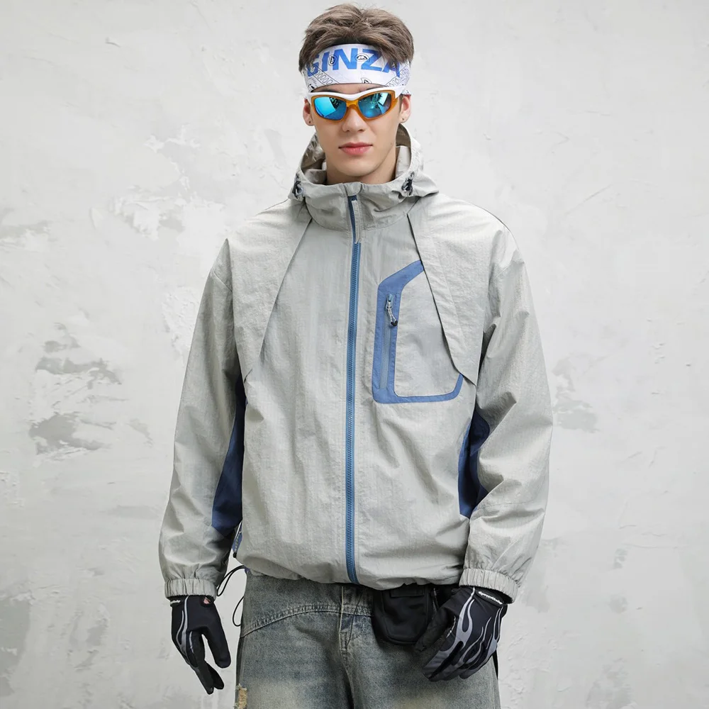 Mountain Outdoor Waterproof Functional Hooded Jacket Men Women Streetwear Fashion Loose Casual Sport Jacket Couple Coat
Mountain Outdoor Waterproof Functional Hooded Jacket Men Women Streetwear Fashion Loose Casual Sport Jacket Couple Coat