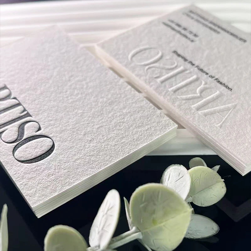 200Pcs Debossed Embossed 3D Texture Business Cards 600gsm Cotton Paper Wedding Invitation Thank You Cards Customizable
200Pcs Debossed Embossed 3D Texture Business Cards 600gsm Cotton Paper Wedding Invitation Thank You Cards Customizable