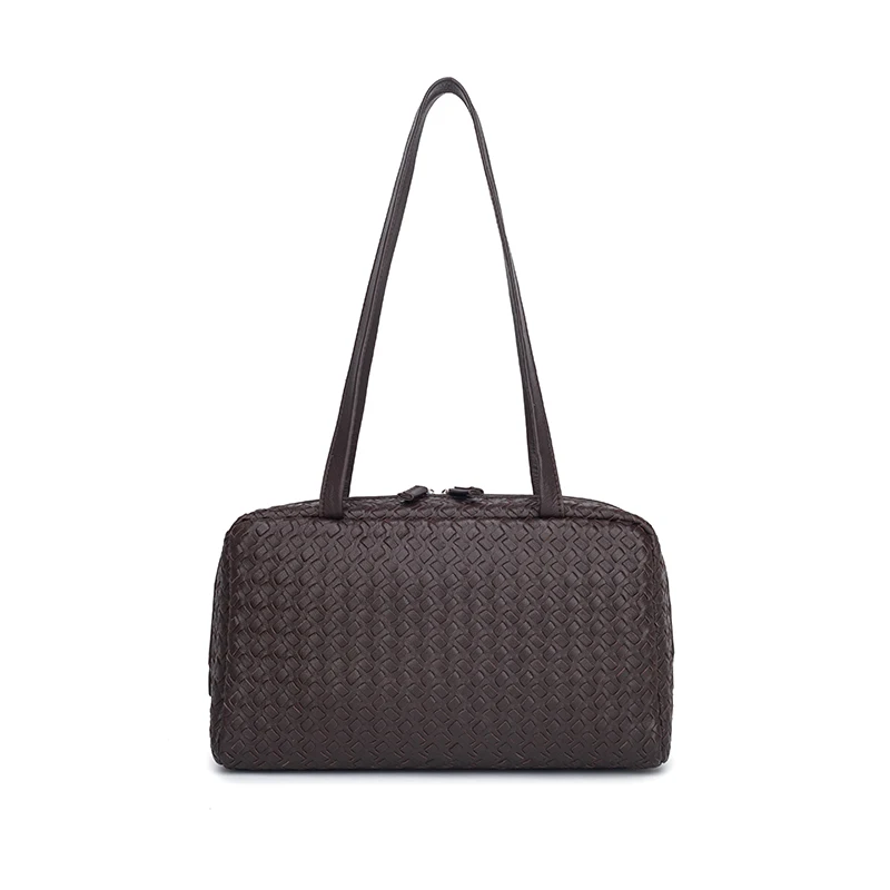 Luxury Hand Woven Lambskin Shoulder Bag Brown Genuine Leather Handbag for Fashionable Ladies Quality Fashion Accessories
Luxury Hand Woven Lambskin Shoulder Bag Brown Genuine Leather Handbag for Fashionable Ladies Quality Fashion Accessories