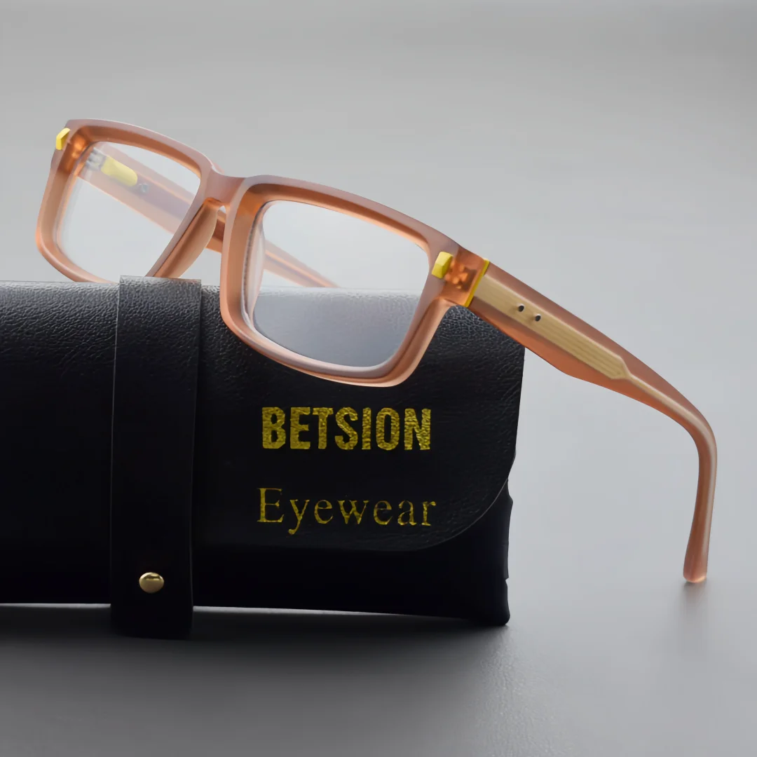 BETSION TR90 Fashion Colorful Rectangle Eyeglass Frame Men Women 53mm Casual Optical Eyeglass For Prescription Lenses
BETSION TR90 Fashion Colorful Rectangle Eyeglass Frame Men Women 53mm Casual Optical Eyeglass For Prescription Lenses