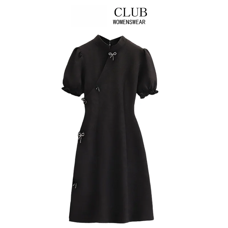 plus Size Women's Summer Dress Slimming Modified Bubble Sleeve Dress Korean Style Loose Fit Mid-Length A-Line Skirt
plus Size Women's Summer Dress Slimming Modified Bubble Sleeve Dress Korean Style Loose Fit Mid-Length A-Line Skirt