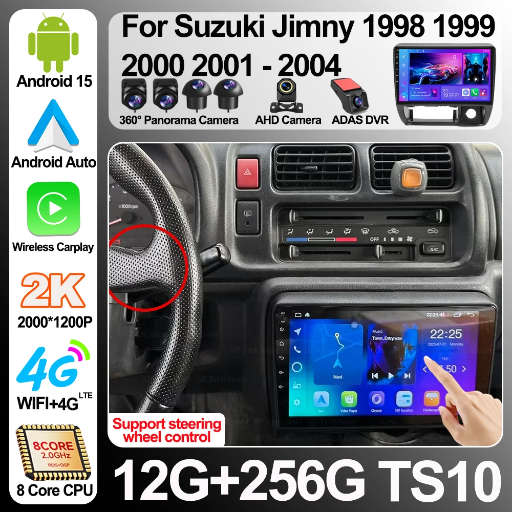 Android 16 For Suzuki Jimny 1998 1999 2000 2001 2002 2003 2004 Carplay Car Radio Multimedia Video Player Navigation Gps 5g Wifi
Android 16 For Suzuki Jimny 1998 1999 2000 2001 2002 2003 2004 Carplay Car Radio Multimedia Video Player Navigation Gps 5g Wifi