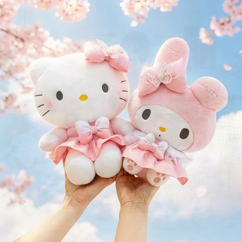 Sanrio Hello Kitty & My Melody Plush Set Sakura Pink Dress Soft Stuffed Dolls Kawaii Plushies for Girls Birthday Gift Room Decor
Sanrio Hello Kitty & My Melody Plush Set Sakura Pink Dress Soft Stuffed Dolls Kawaii Plushies for Girls Birthday Gift Room Decor