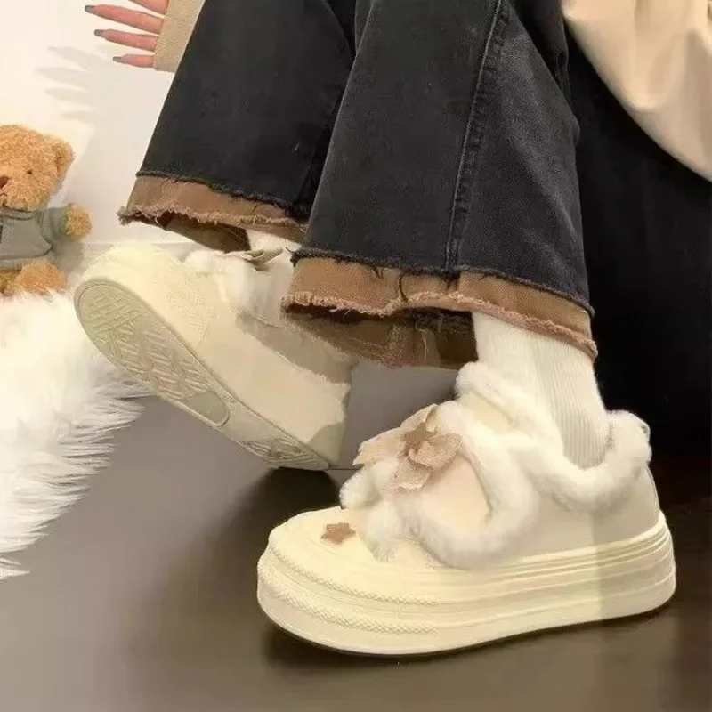 2025 New Women’s Winter Warm Lined Cute Platform Sneakers Flat Bottom Casual Furrly Vulcanized Shoes Casual Cotton Padded Boots
2025 New Women’s Winter Warm Lined Cute Platform Sneakers Flat Bottom Casual Furrly Vulcanized Shoes Casual Cotton Padded Boots