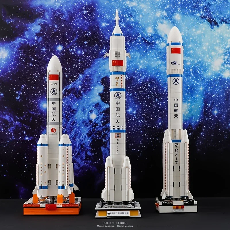 Chinese Aerospace Rocket Series Building Blocks Space Launcher Science Educational Toy Children's Christmas Assembly Bricks Gift
Chinese Aerospace Rocket Series Building Blocks Space Launcher Science Educational Toy Children's Christmas Assembly Bricks Gift