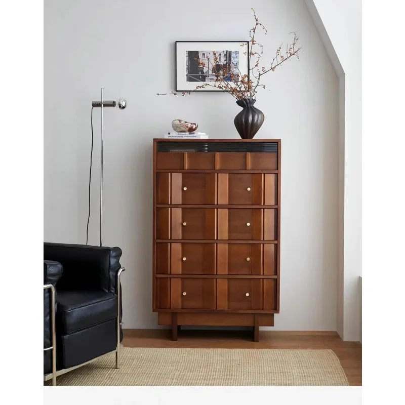 Solid wood chest of drawers, living room and bedroom storage, end of bed drawers, wall art stand cabinet, retro
Solid wood chest of drawers, living room and bedroom storage, end of bed drawers, wall art stand cabinet, retro