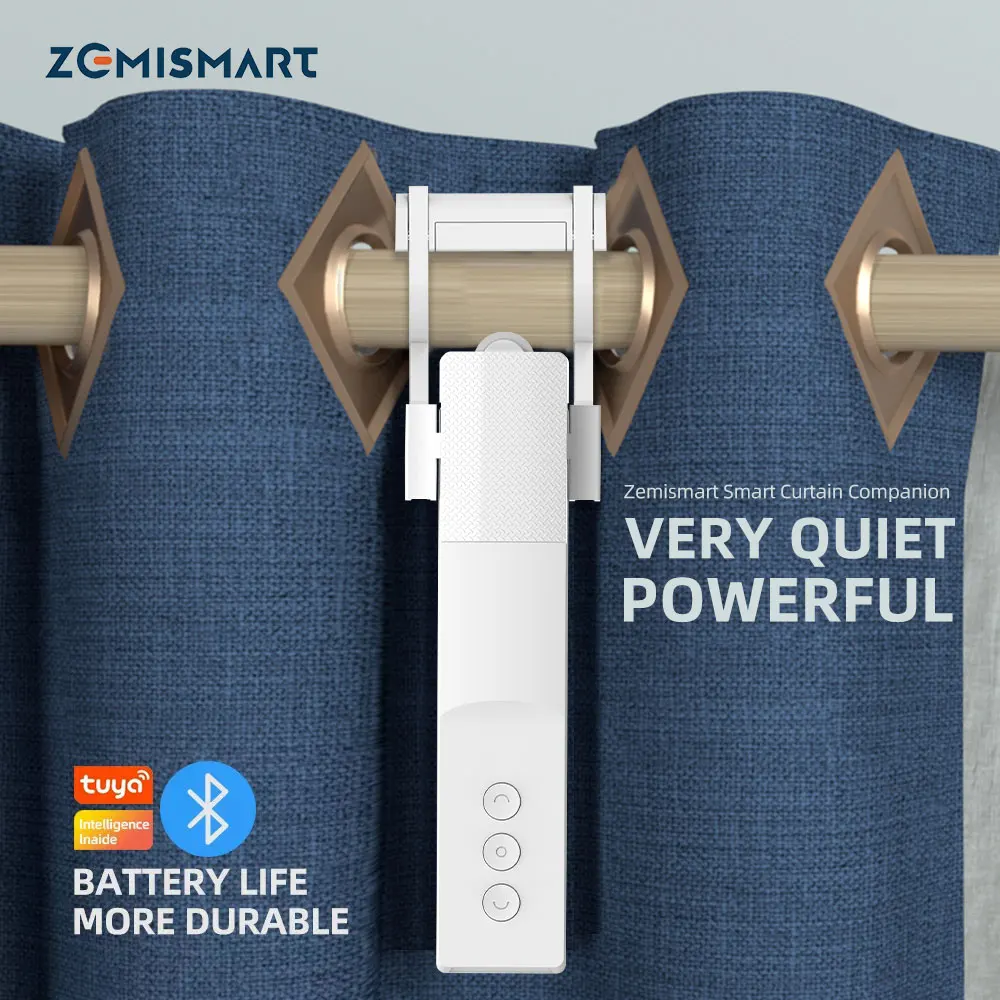 Zemismart Tuya BLE Smart Electric Curtain Motor For Roman Rod I Type U Type Tracks Rechargeable Robot Alexa Google Home Control
Zemismart Tuya BLE Smart Electric Curtain Motor For Roman Rod I Type U Type Tracks Rechargeable Robot Alexa Google Home Control
