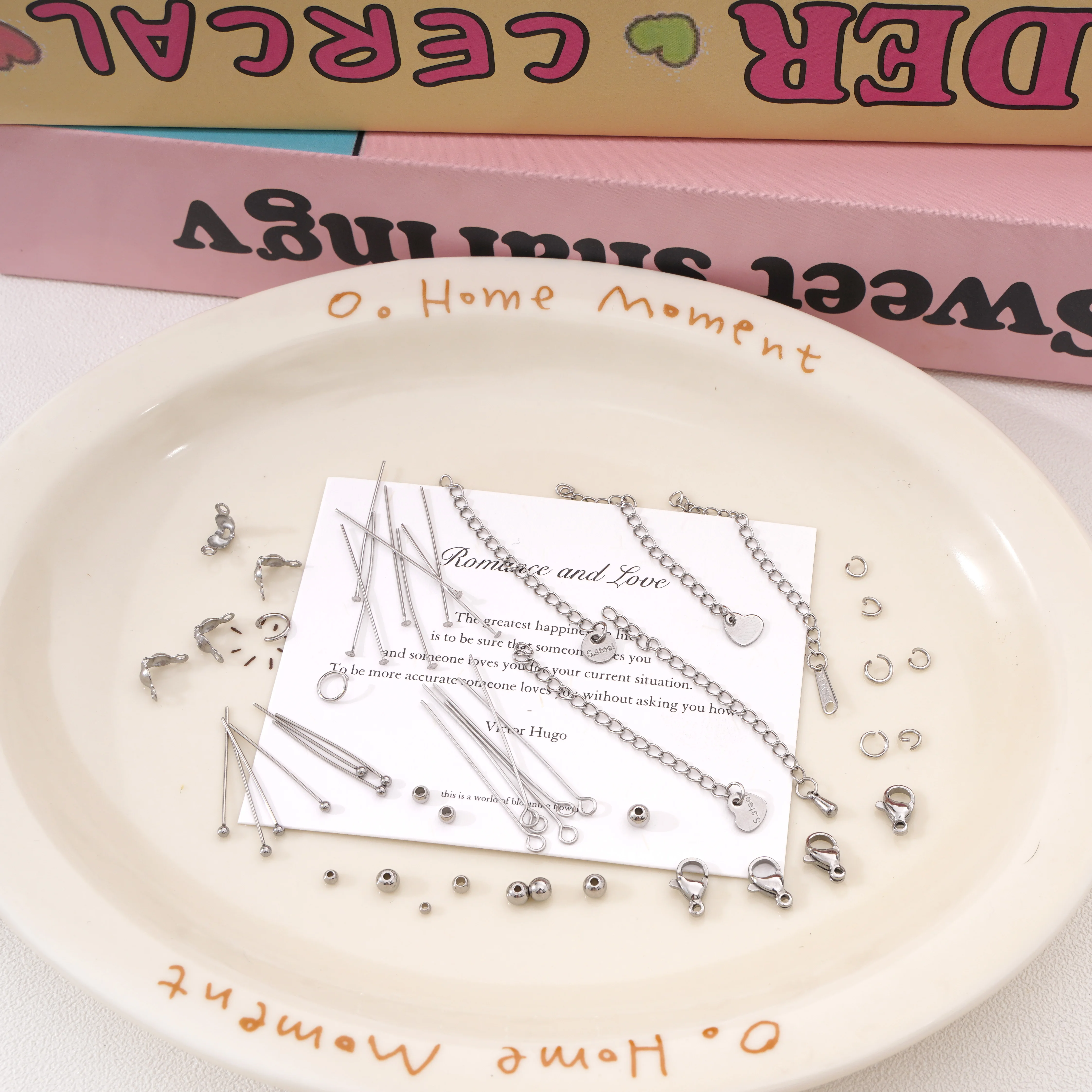 5-100Pcs Stainless Steel Round Beads Lobster Clasp Pin Split Ring End Chain For DIY Bracelet Necklace Jewelry Making Tools
5-100Pcs Stainless Steel Round Beads Lobster Clasp Pin Split Ring End Chain For DIY Bracelet Necklace Jewelry Making Tools