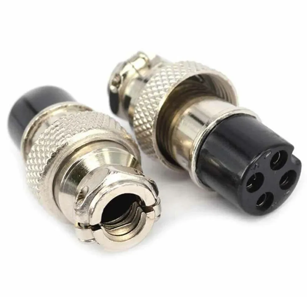 5pcs Aviation Plug 4-Pin 16mm GX16-4 Metal Male Female Panel Connector Socket Aviation Socket Plug Wire Panel Connector
5pcs Aviation Plug 4-Pin 16mm GX16-4 Metal Male Female Panel Connector Socket Aviation Socket Plug Wire Panel Connector