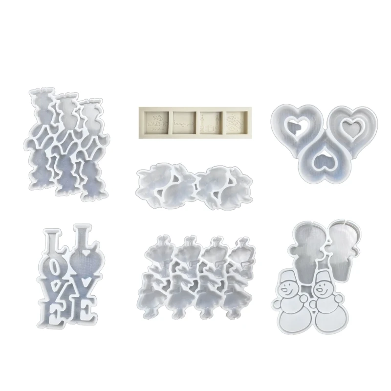 Heart Snowman Rabbit Lollipops Mould Fondant Chocolate Mold DIY Cake Decorating Tools Candy Silicone Mold Easy to Clean
Heart Snowman Rabbit Lollipops Mould Fondant Chocolate Mold DIY Cake Decorating Tools Candy Silicone Mold Easy to Clean