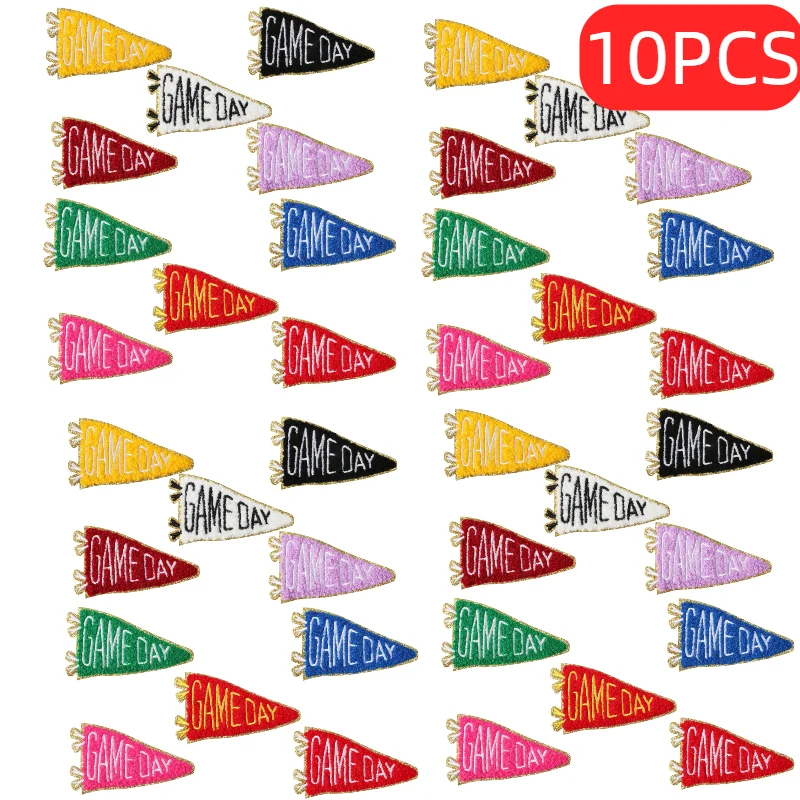 36/24/12/10PCS Wholesale English Letter Triangle Game Day Embroidery Cloth Competition Patch Ironing Bag DIY Home & Garden
36/24/12/10PCS Wholesale English Letter Triangle Game Day Embroidery Cloth Competition Patch Ironing Bag DIY Home & Garden