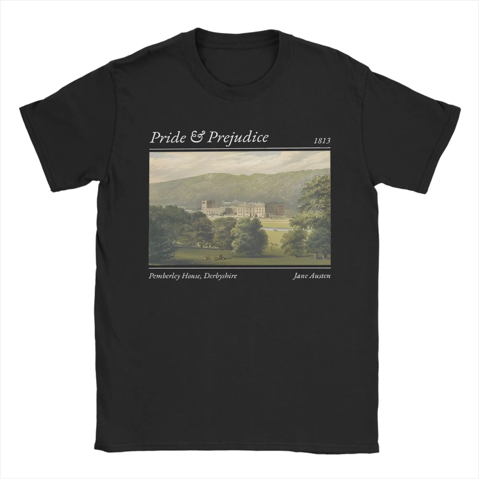 Pride and Prejudice Pemberley T-Shirt Harajuku T Shirts Short-Sleeve Y2K Basic Tops Summer Cotton Crewneck Plus Size Tees
Pride and Prejudice Pemberley T-Shirt Harajuku T Shirts Short-Sleeve Y2K Basic Tops Summer Cotton Crewneck Plus Size Tees