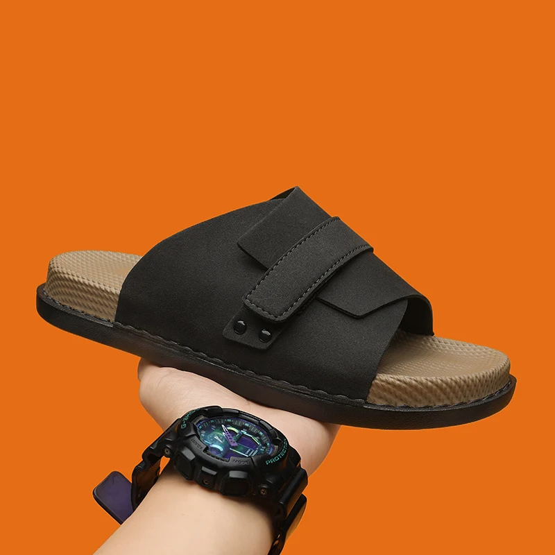 Men's Plus Size Outdoor Slippers New Summer Non‑Slip Wear‑Resistant Casual Sports Slides Thick Sole Beach Sandals
Men's Plus Size Outdoor Slippers New Summer Non‑Slip Wear‑Resistant Casual Sports Slides Thick Sole Beach Sandals