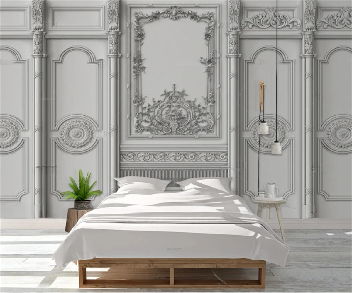 Custom Any Size Mural Wallpaper white European-style carved gypsum line fabric texture soft package background wall Wallpaper
Custom Any Size Mural Wallpaper white European-style carved gypsum line fabric texture soft package background wall Wallpaper